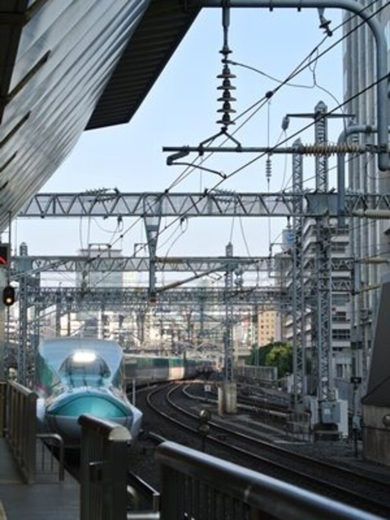 予約で車両を狙えば、「はやぶさ」に乗ることも。男の子には嬉しいのでは？