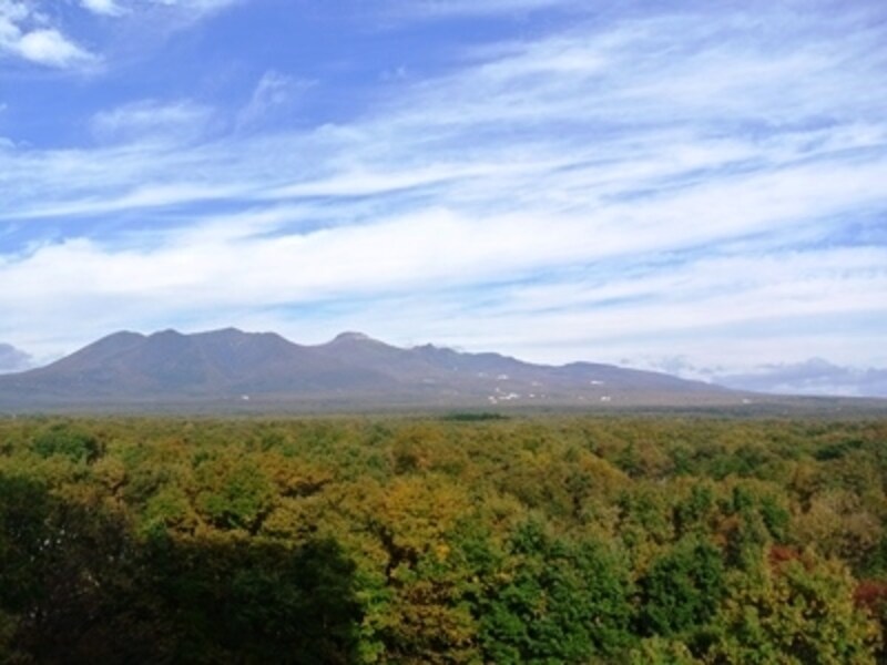 窓からは、那須岳が望めるこの眺めです！
