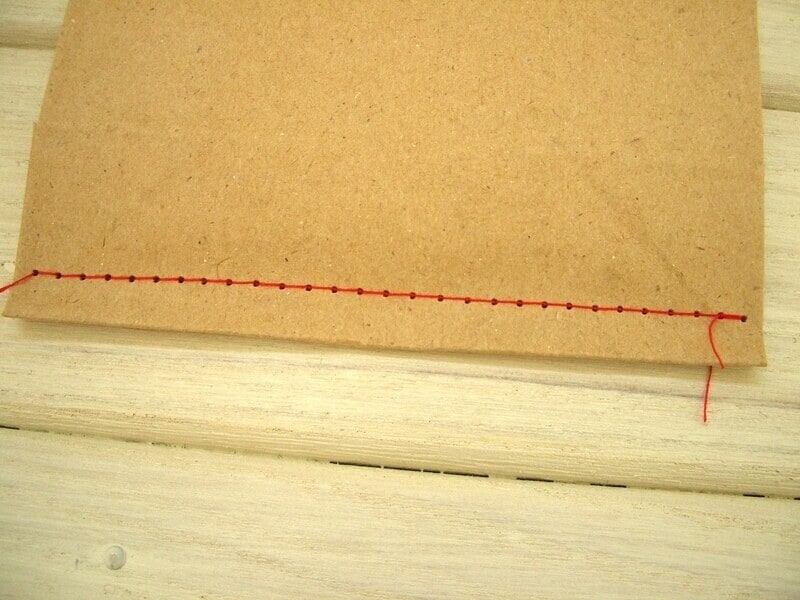 ステッチが入ったところ