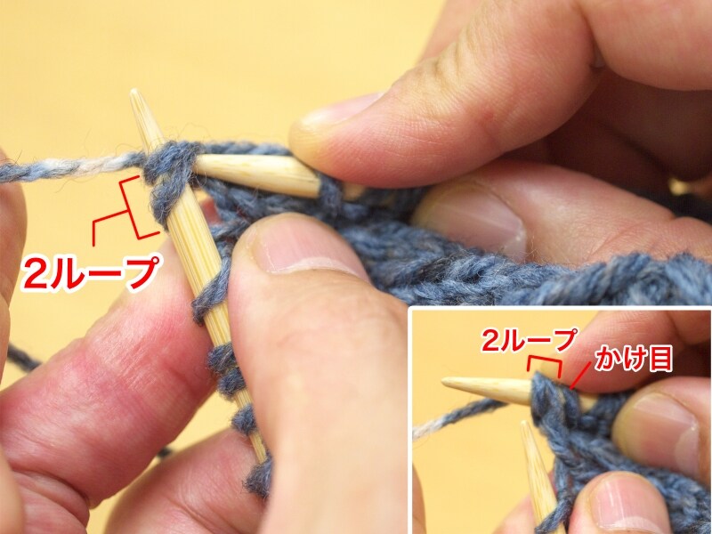 奥のループから入れる