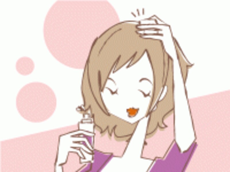 頭皮の乾燥を防いで、臭いの原因となる皮脂の分泌を抑えましょう