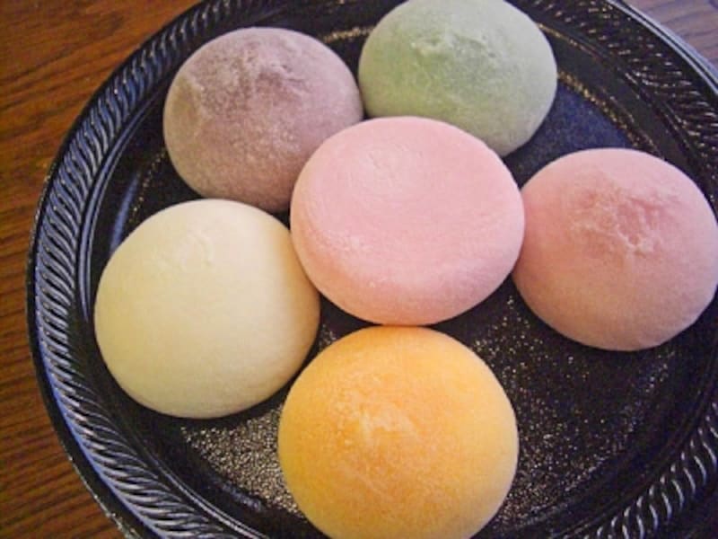 グリーンティー、サクラ、アズキ、バニラ、マンゴー、ストロベリーをチョイス