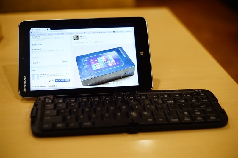 Bluetooth 4.0を搭載。Bluetoothキーボードでの入力も、入力キーがこぼれることなく、快適に入力できます。