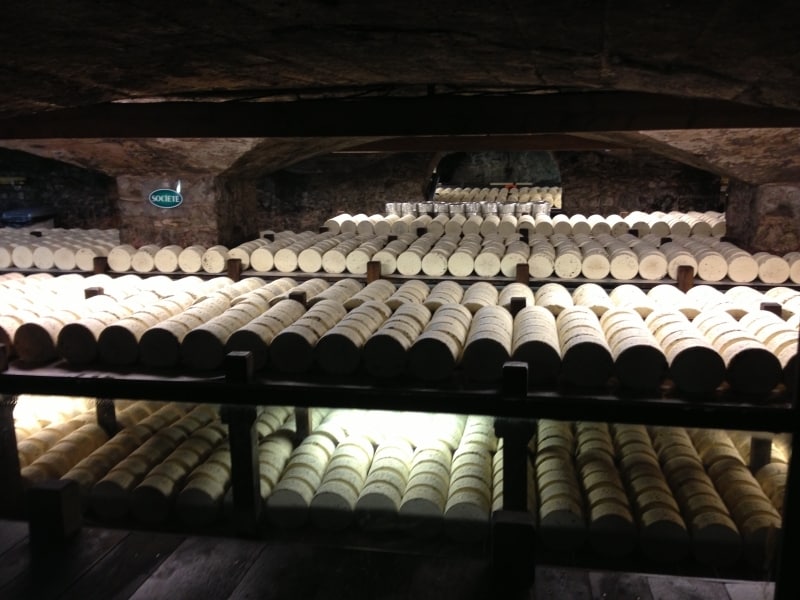 熟成中のロックフォール