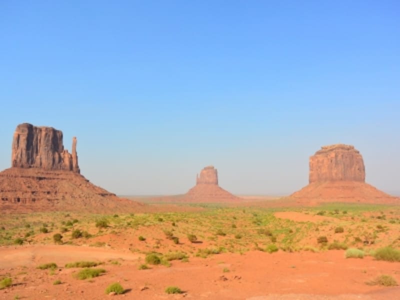 モニュメントバレーの有名なビュート