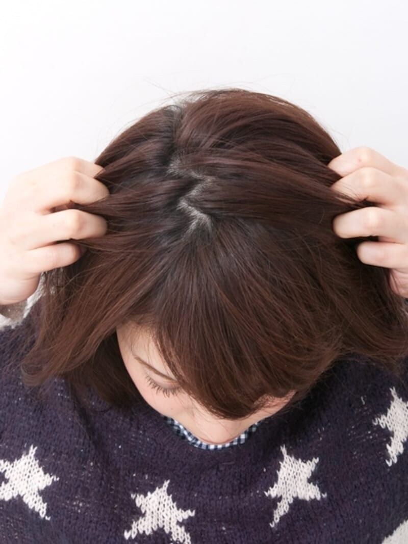 ジグザグ分け目がオシャレの第一歩です