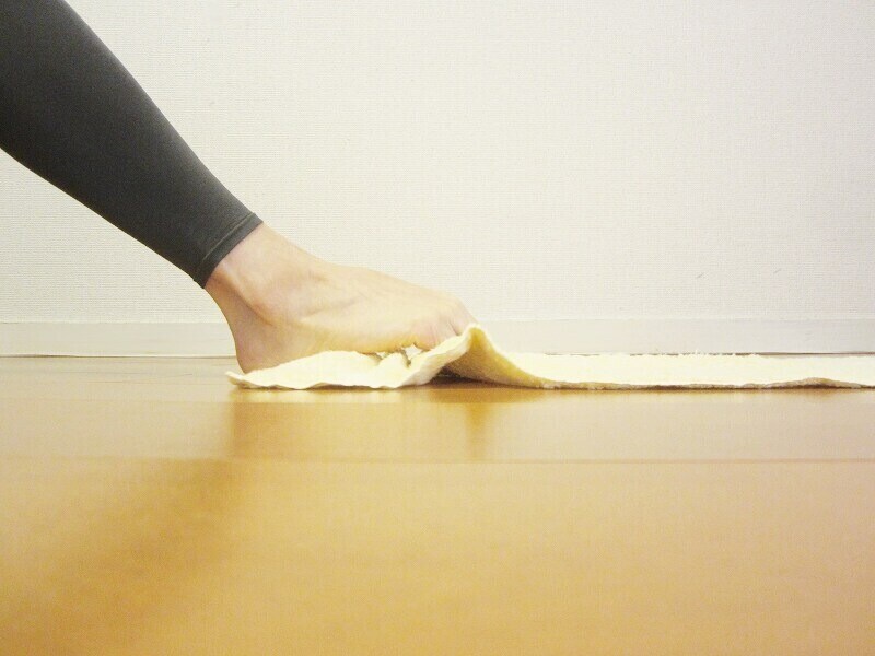 指も足の裏も全体的に使いましょう