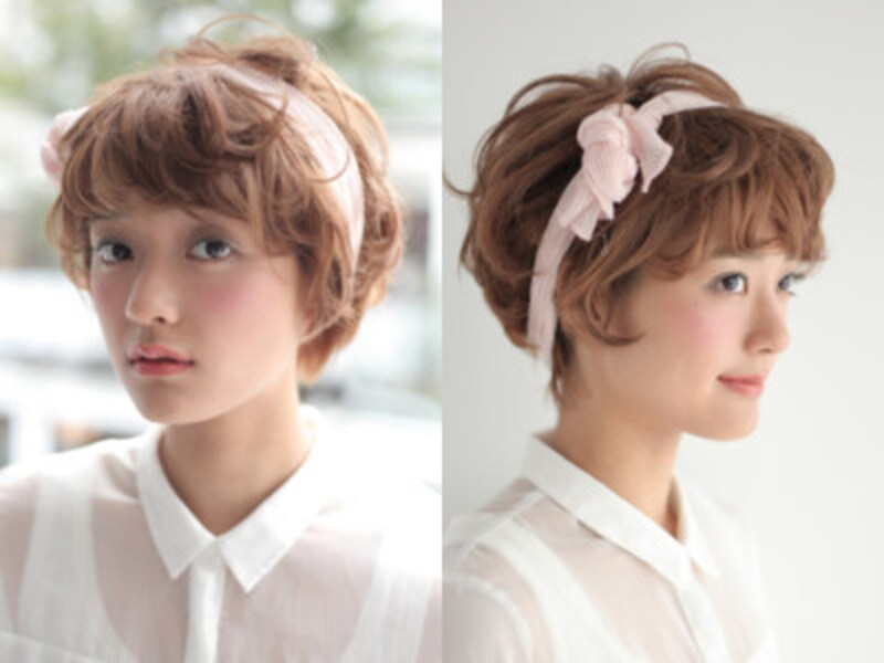 ショートヘアでもできる リボンの付け方 結ぶだけの簡単アレンジ ヘアアレンジ All About