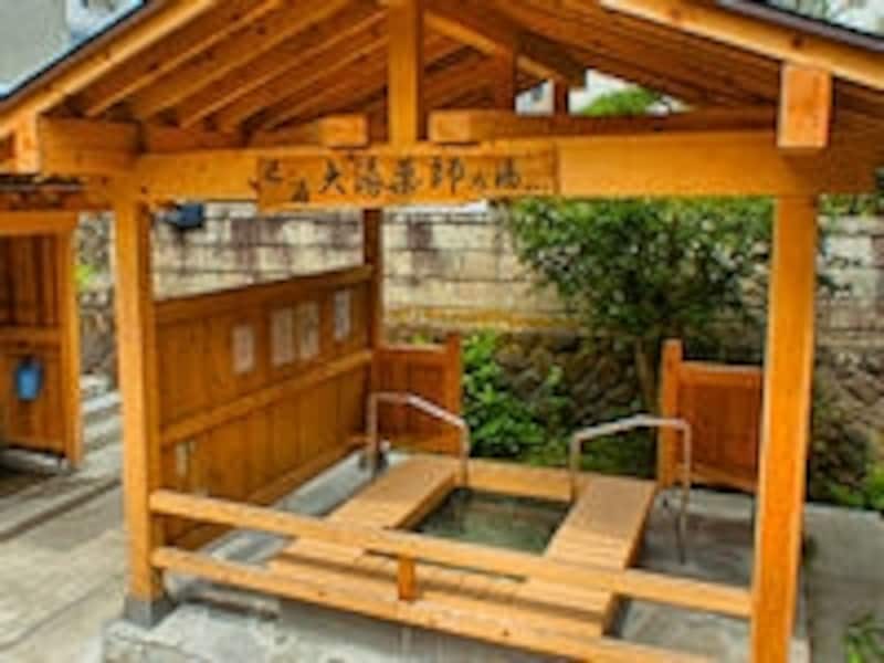 別所温泉足湯「大湯薬師乃湯」