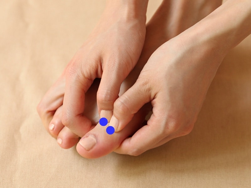 扁桃腺の反射区