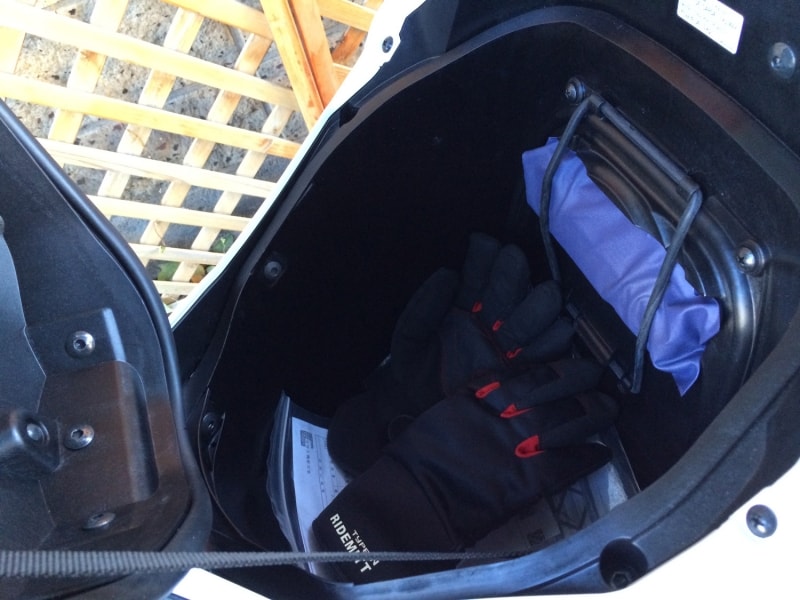 NC700Xの大きな特徴!ラゲッジスペース