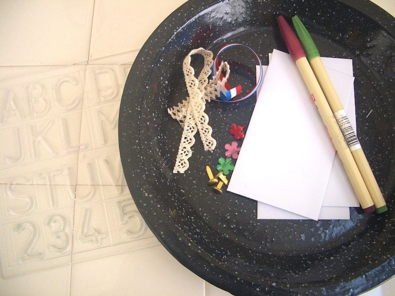 手作りポチ袋の材料