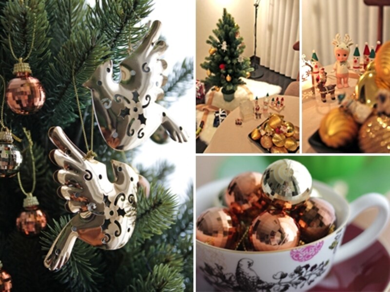 リビングに馴染むクリスマスツリーの飾り方