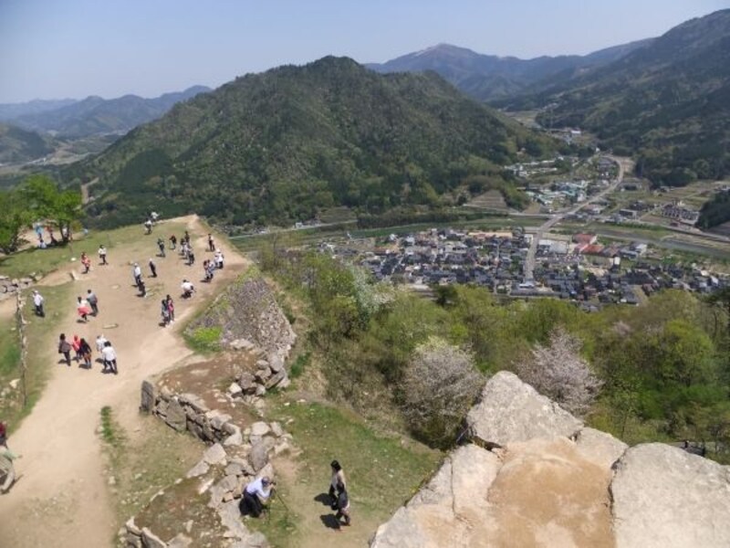 竹田城址（9）／北千畳を望む