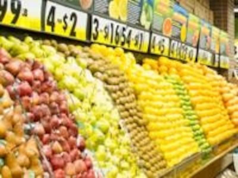 店を入るとすぐに新鮮食材がお出迎え