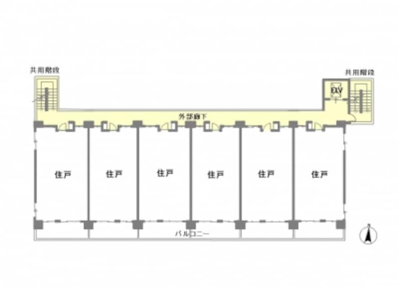マンションの間取りの基本 外廊下型マンション マンション物件選びのポイント All About