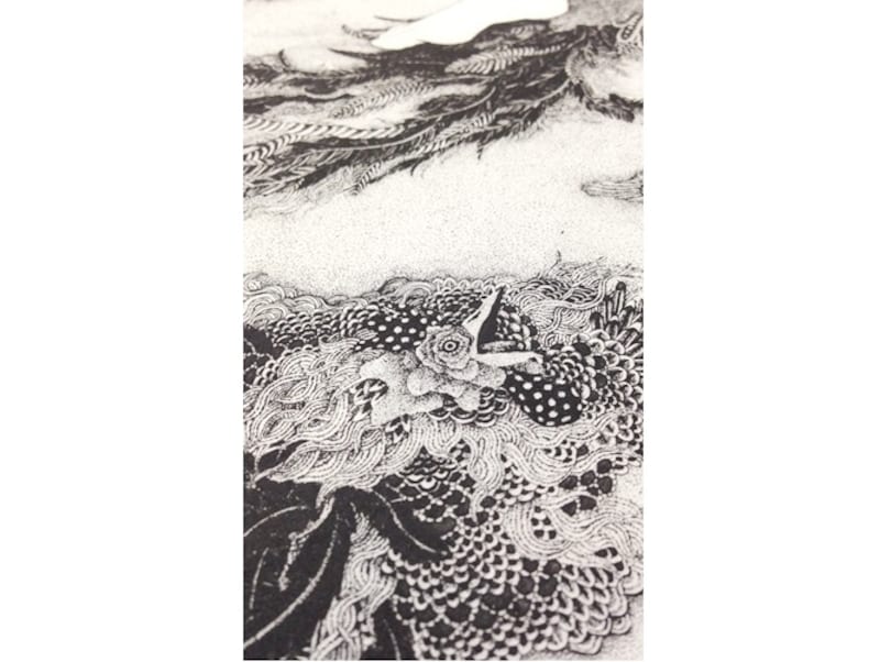 藤田典子《bedroom 1》の接写