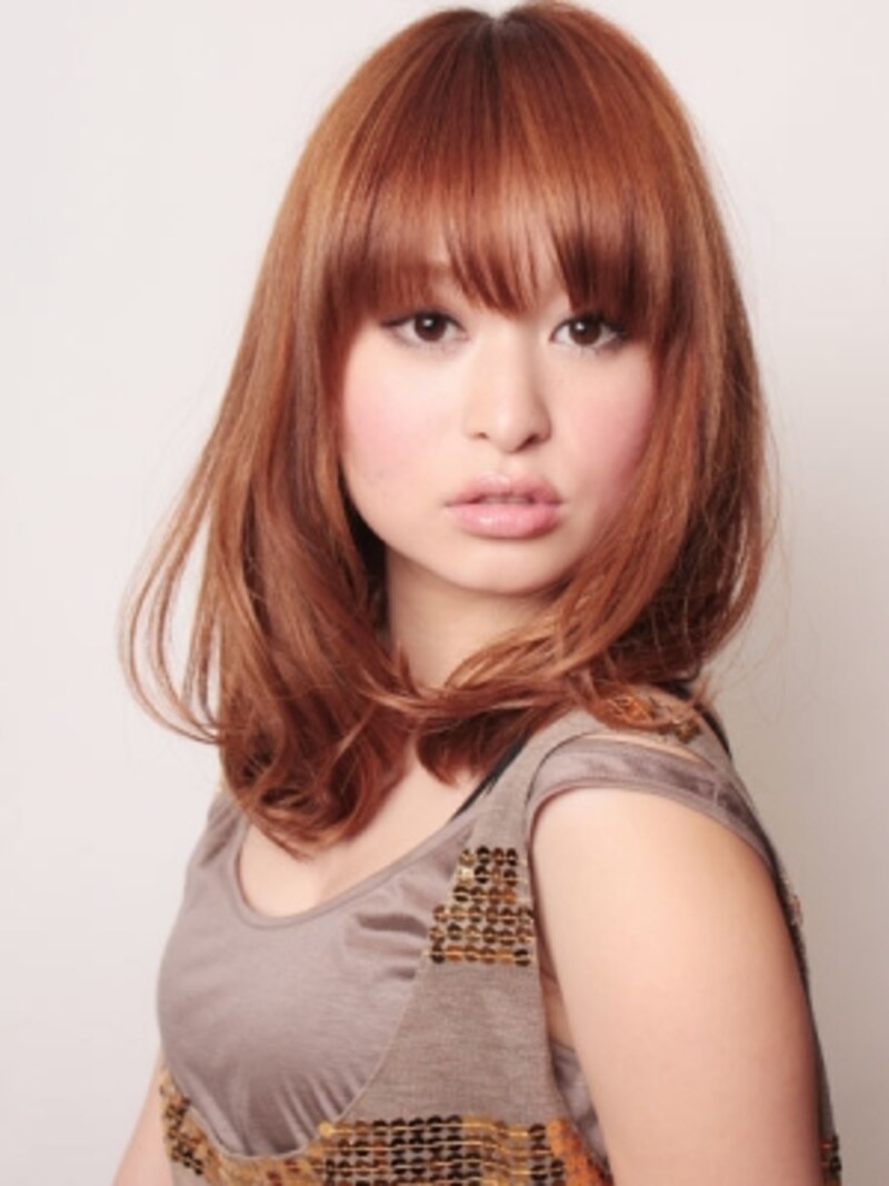 媚びない女のグラマラス・ミディアムヘア [ヘアスタイル・髪型