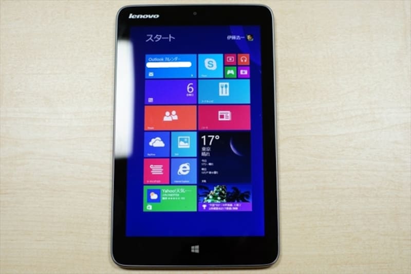 Windows 8タブレット（lenovo Miix 2 8）