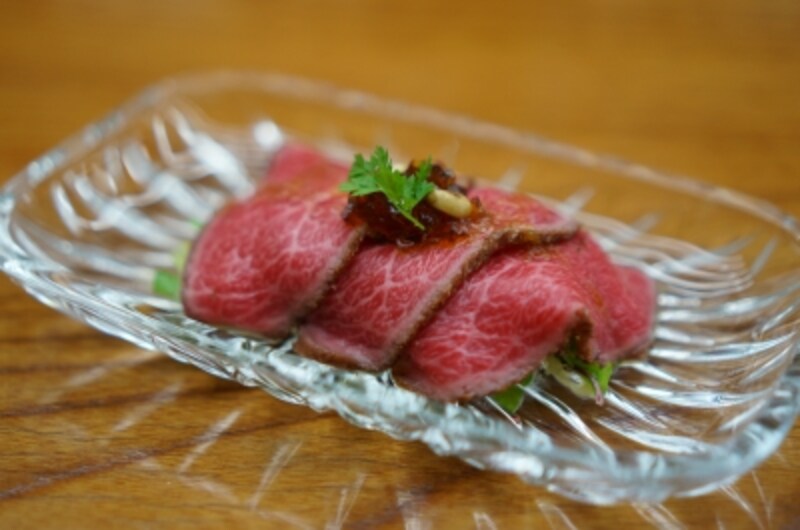 和風ローストビーフサラダ（とうがらし）