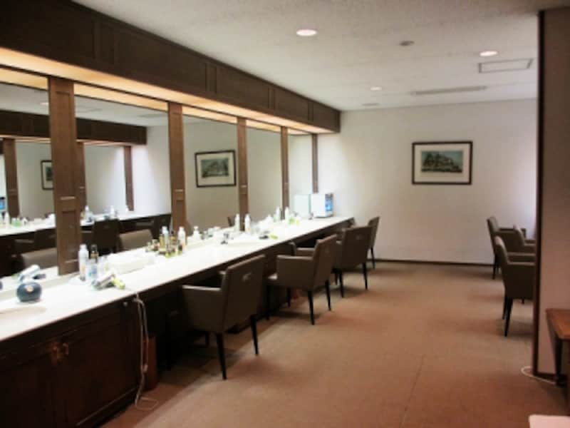 大浴場のパウダーコーナー