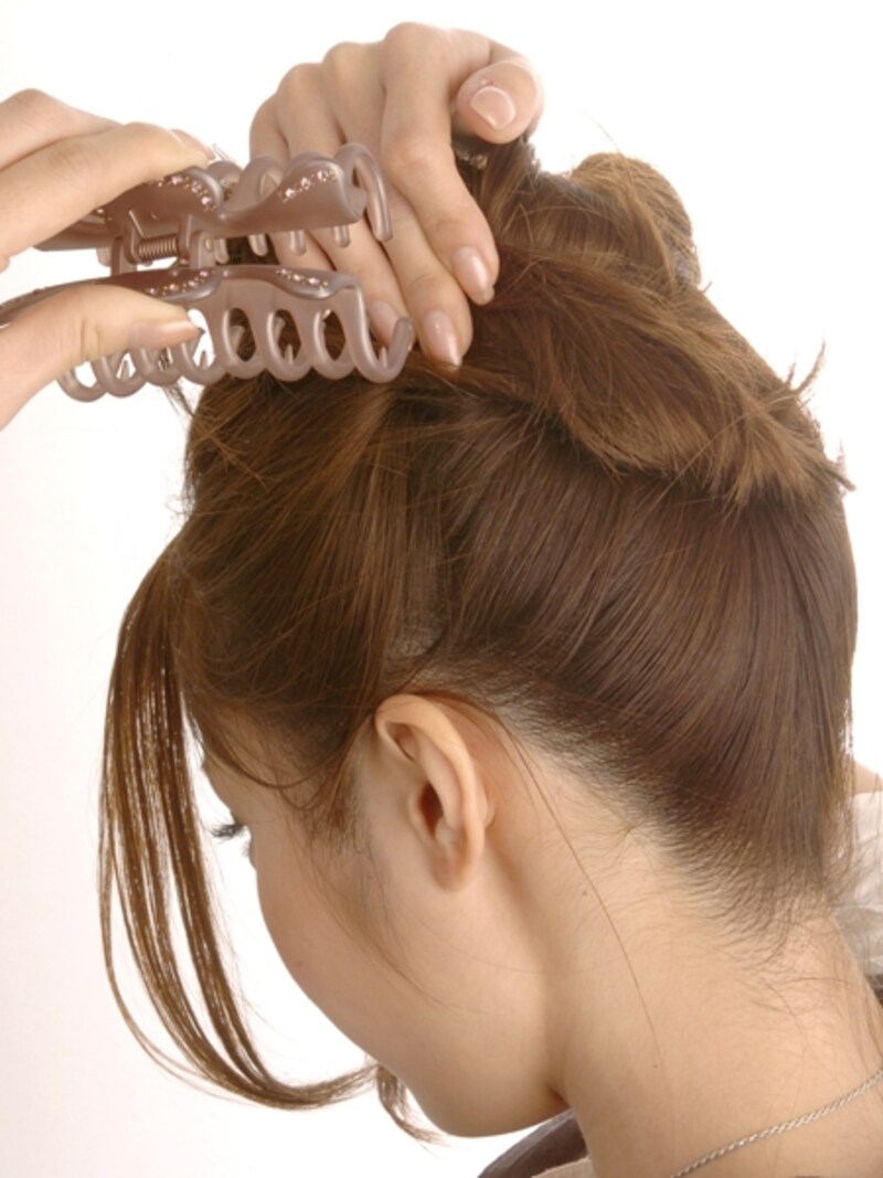 クリップを留める