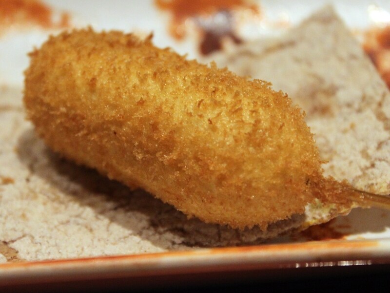 エンドウ豆のコロッケ