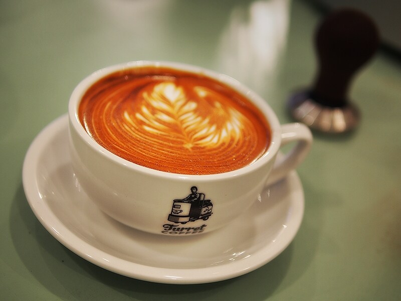 ターレットラテ 550円