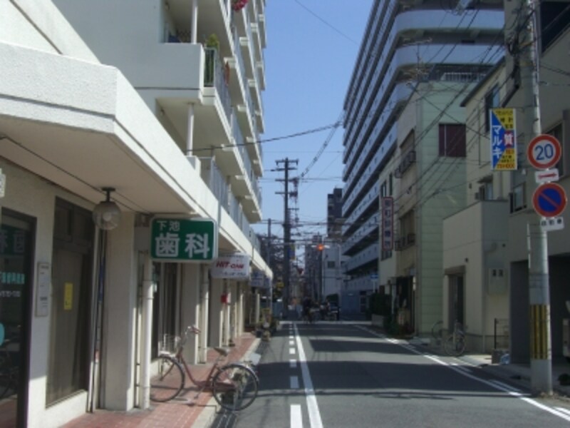 ただ、生野区側と違うのは集合住宅が多いところ。