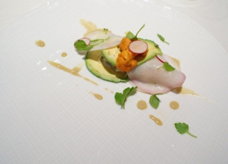 蟹とアヴォガドのサラダundefinedオレンジ風味