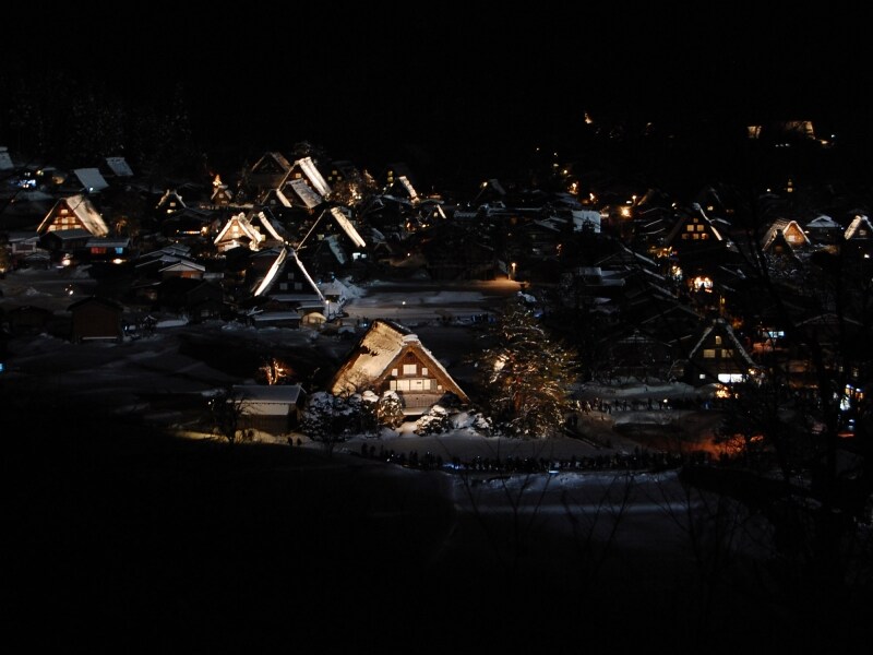 時間帯によって見え方が異なる