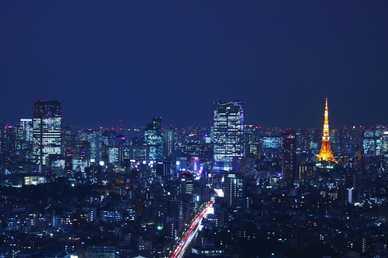ベロビストからの煌めく夜景