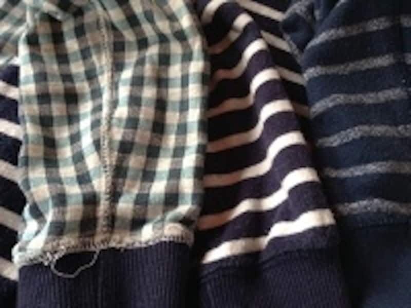 ユニクロのパーカー3点セット