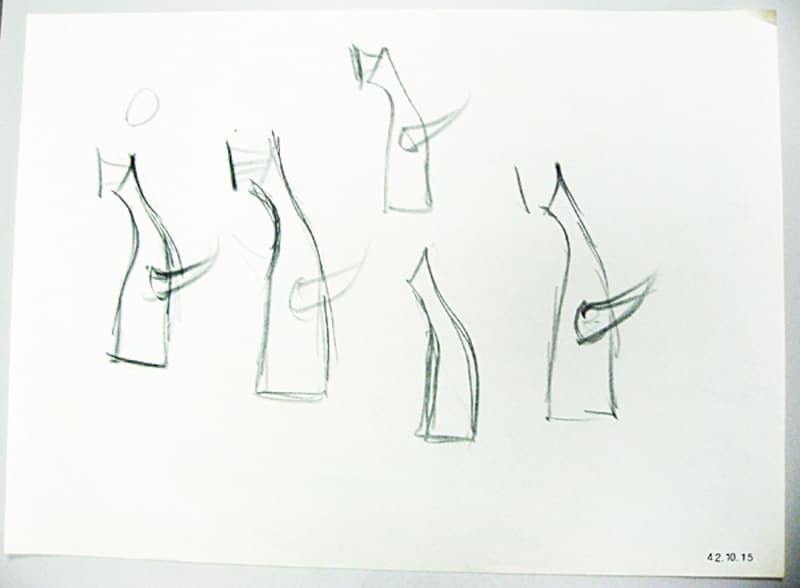 太陽の塔undefined構想スケッチundefined1967年undefined写真提供:岡本太郎記念館undefined?岡本太郎記念現代芸術振興財団