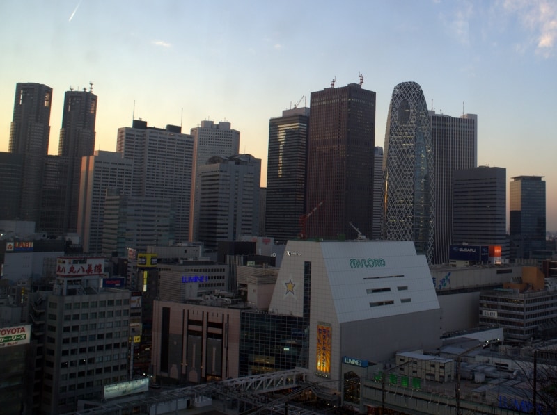 西新宿の超高層ビル群