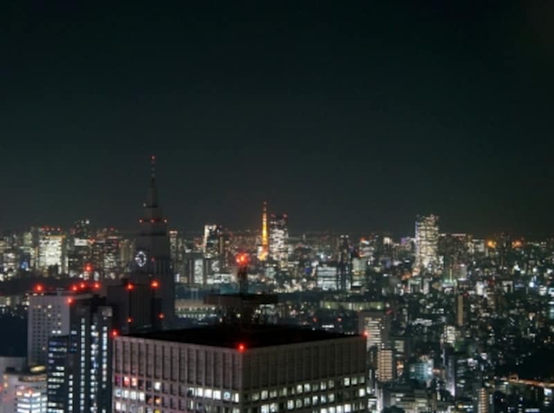 東京タワーが見える南東方面の夜景