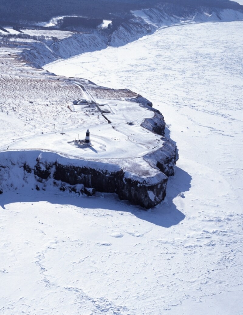 能取岬の流氷