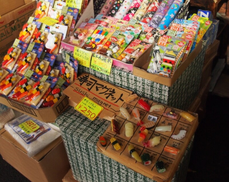 修学旅行生や外国人を中心に人気がある寿司マグネット