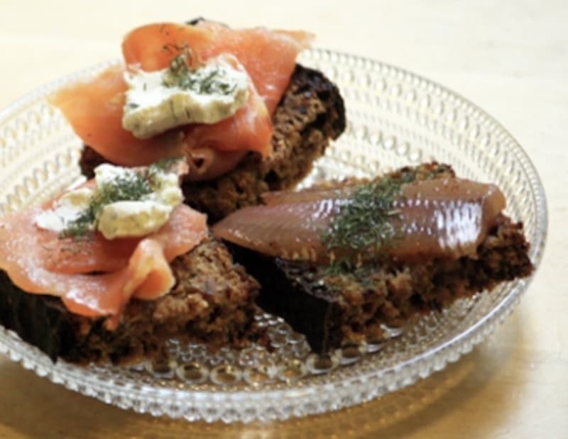 塩漬けサーモン