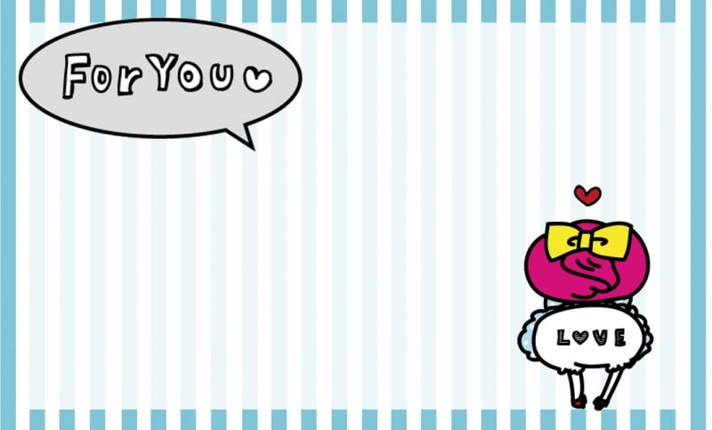 カード 背景 バレンタイン イラスト カラー かわいい