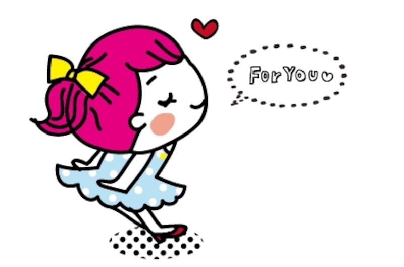 女の子 バレンタイン イラスト カラー かわいい