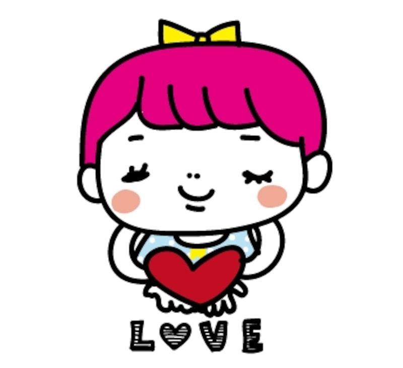 女の子 バレンタイン イラスト カラー かわいい