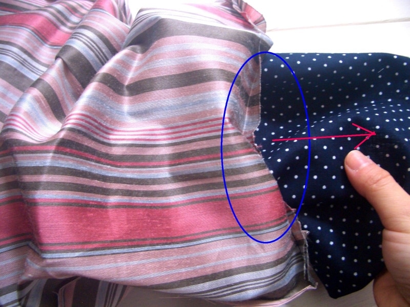 返し口から引き出す