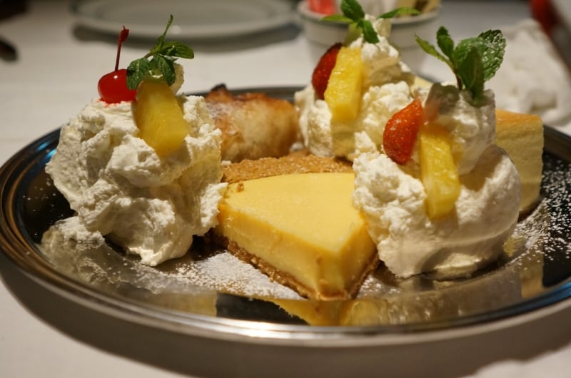 キーライムパイ、アップルストゥルーデル、NYチーズケーキ