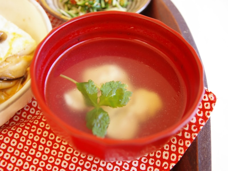 鶏ささみのお吸い物