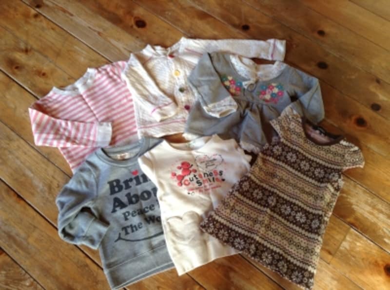 サイズアウトした子供服。けっこう出品する人も多いのでは？