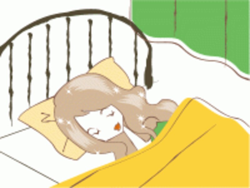薄毛の進行を食い止めるためには、十分に睡眠をとることが大切