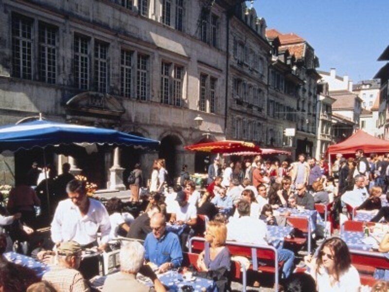 ローザンヌの大通り