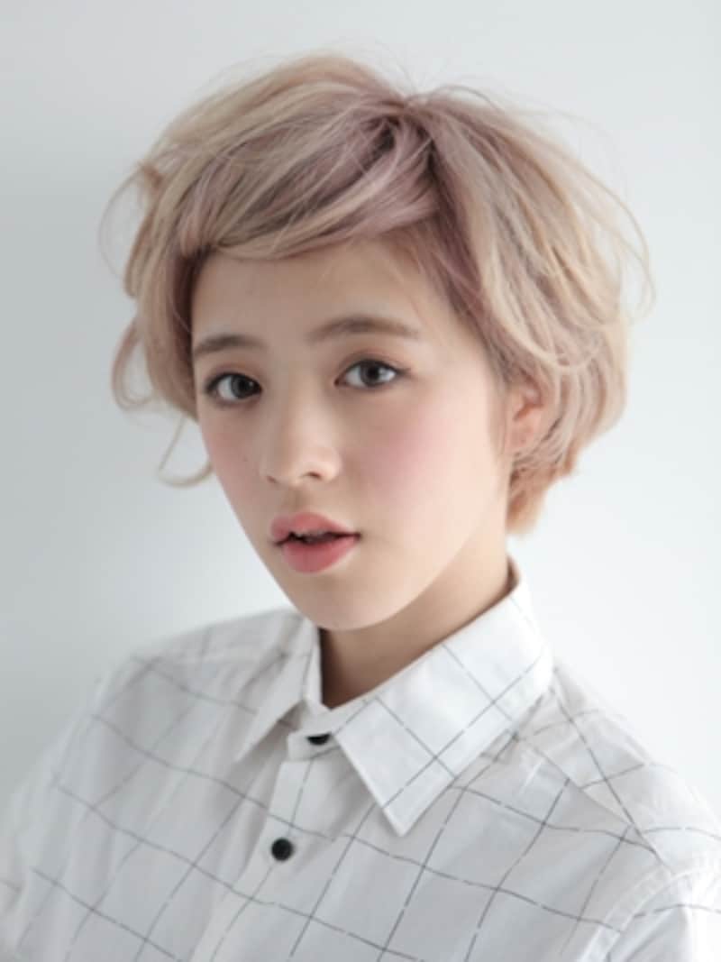 簡単にできるショートの前髪アレンジ