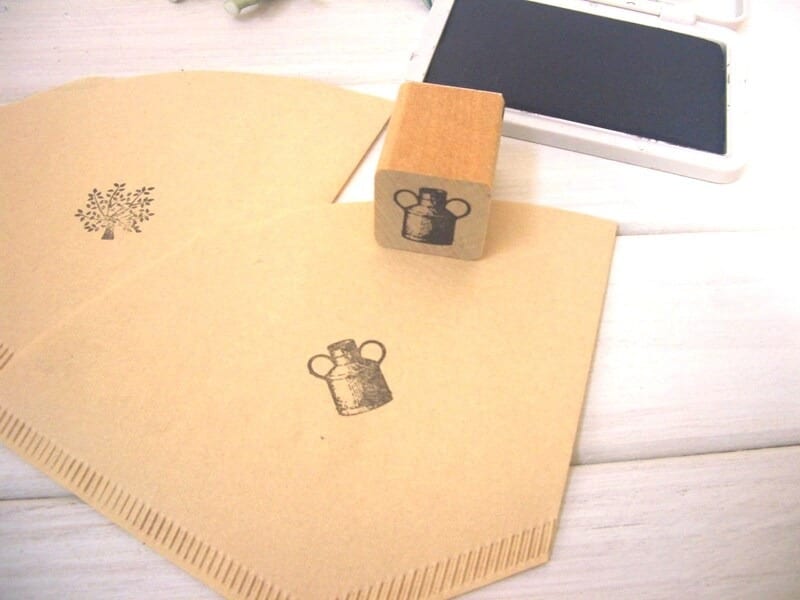 スタンプを押す